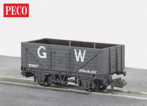 NR-41W Peco GWR 7 Plank Coal Wagon